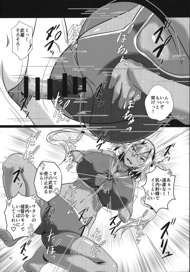 着任した艦娘たちの訓練が終わったらしく、提督みずからひとりずつパイズリチェックをする！みんな爆乳揃いでふかふかむっちむちで気持ちよく全員にイカされるが、最後に教官の鹿島のLカップおっぱいと秘書艦筆頭の高雄のOカップおっぱいで悶絶する提督ｗ