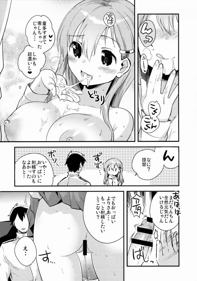 なんか今日は機嫌が良くよくしゃべる鈴谷に、昼間からセックスしたいと迫る提督ｗ付き合ってるのがバレたら恥ずかしいという鈴谷にショックを受けながらも、イチャイチャして結局中出しセックスする二人ｗ