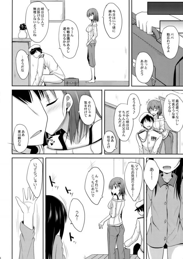 鈴谷が艦娘の仕事をやめて完全に妻として家のことをしてくれるようになり生活が充実している提督が、家に帰りかわいい愛妻にムラムラしてプリケツに美乳おっぱいを触りまくり、エロ下着を履いてやる気になった鈴谷と激しく中出しセックス♡