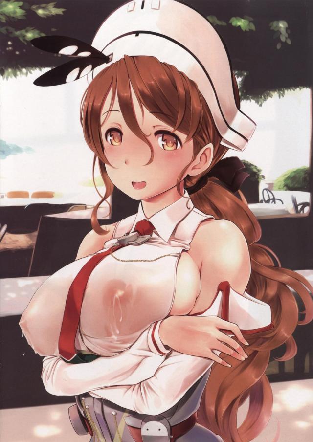 かわいくてスタイル抜群の艦娘たちのえちちなイラスト集！赤城さんの巨乳おっぱいや、緊縛された加賀さんが精子をぶっかけられる姿、乳首が透けて母乳を垂れ流す美少女など大量！