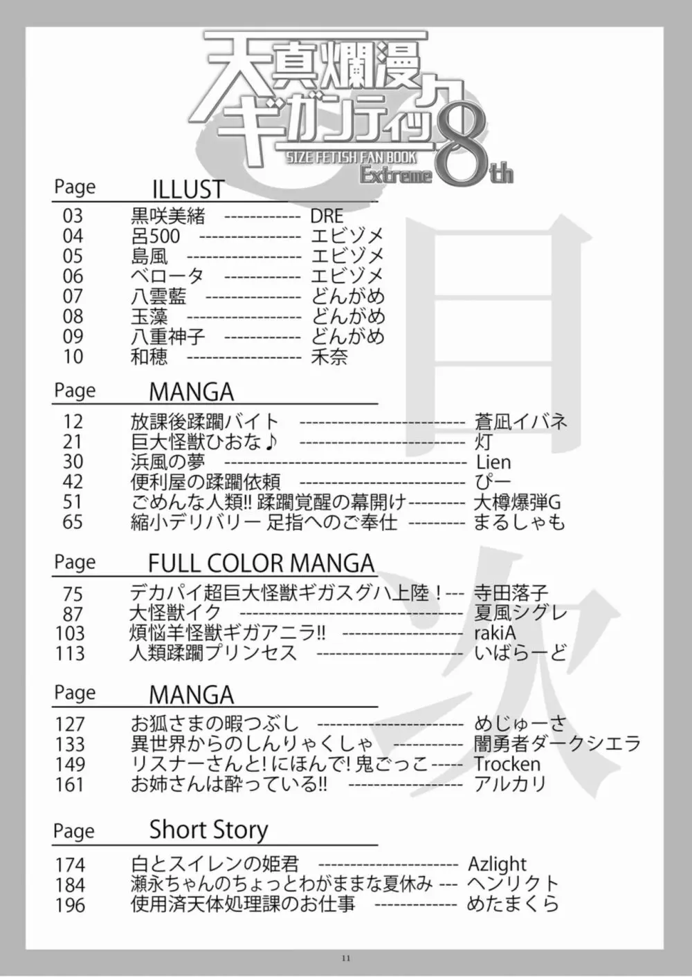 天真爛漫ギガンティックExtreme 8th