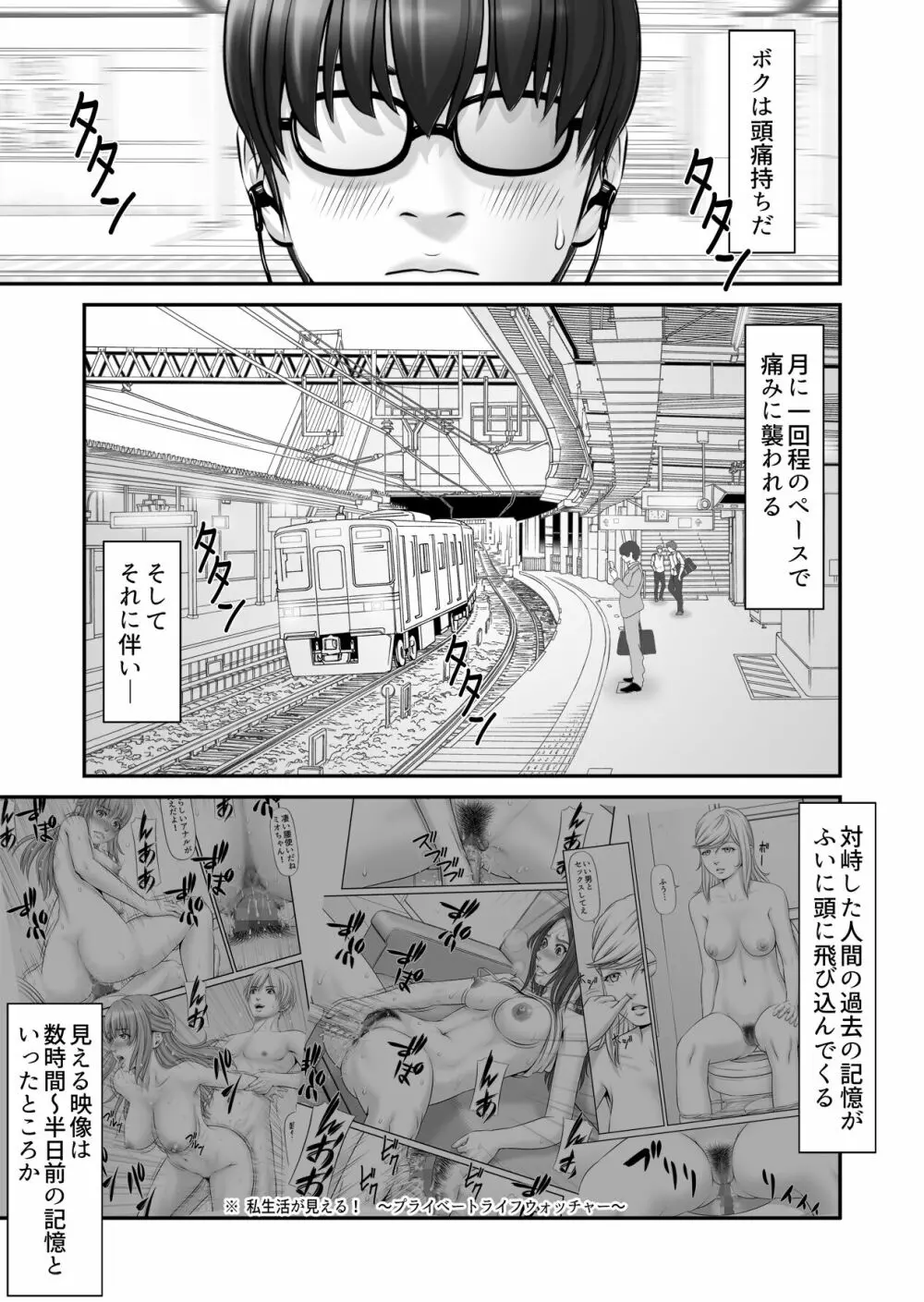 私生活が見える! ～通学電車編～