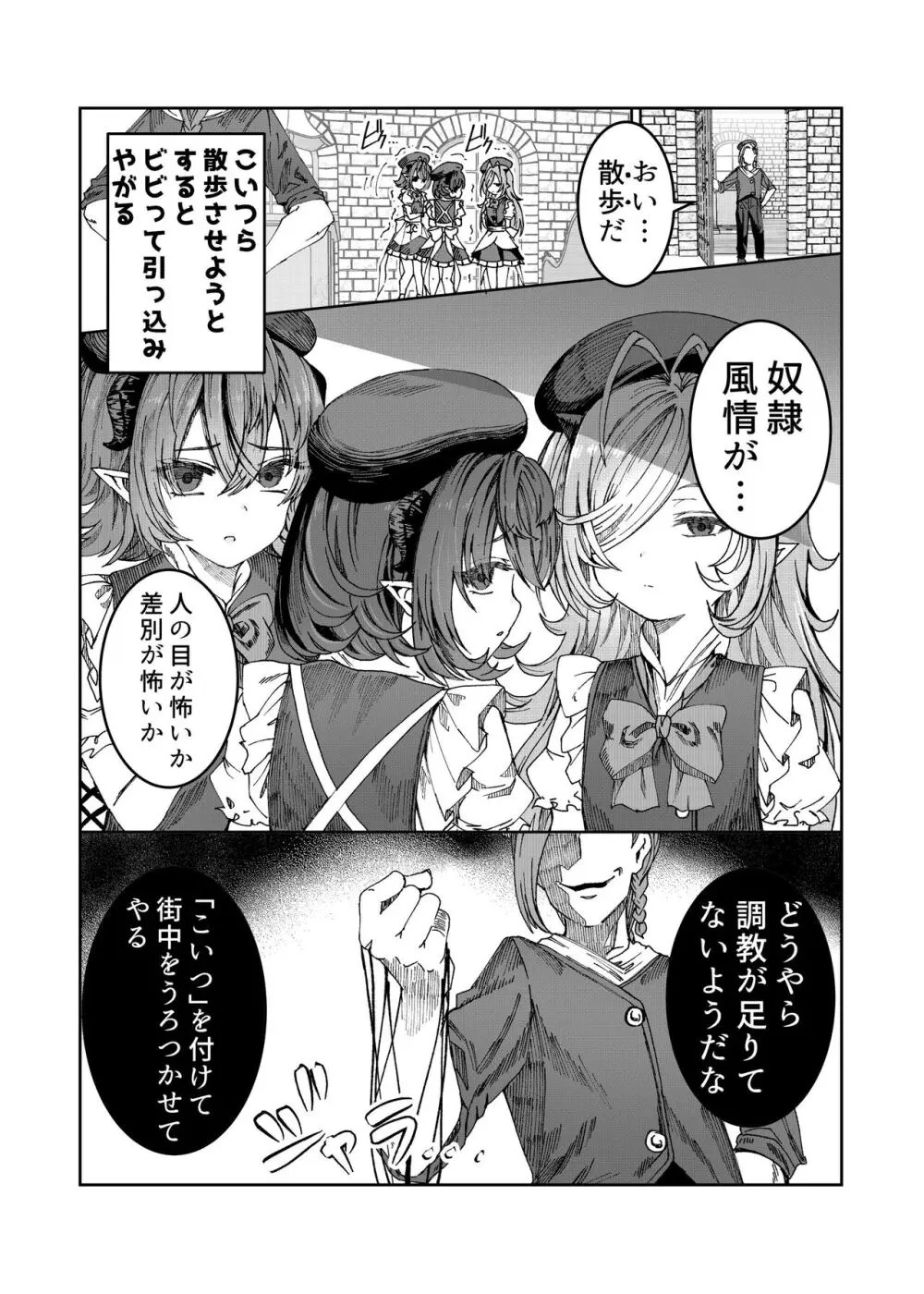 奴隷を調教してハーレム作る～育てた奴隷たちと純愛ハーレムHするまでの話～【漫画版】