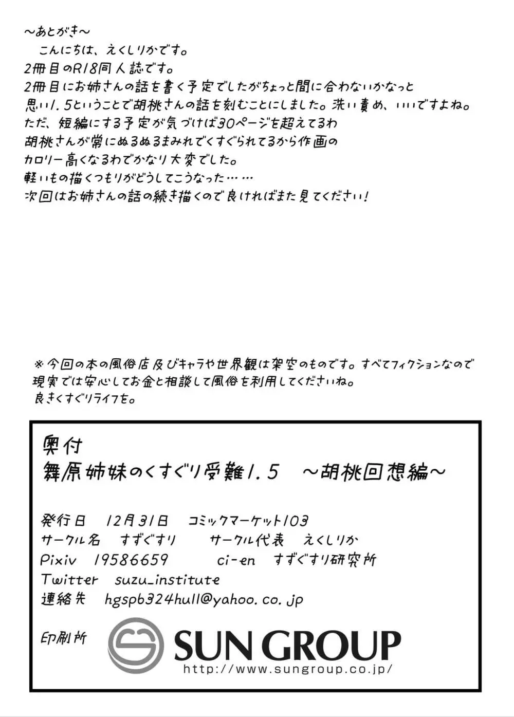 舞原姉妹のくすぐり受難1.5 ～胡桃回想編～