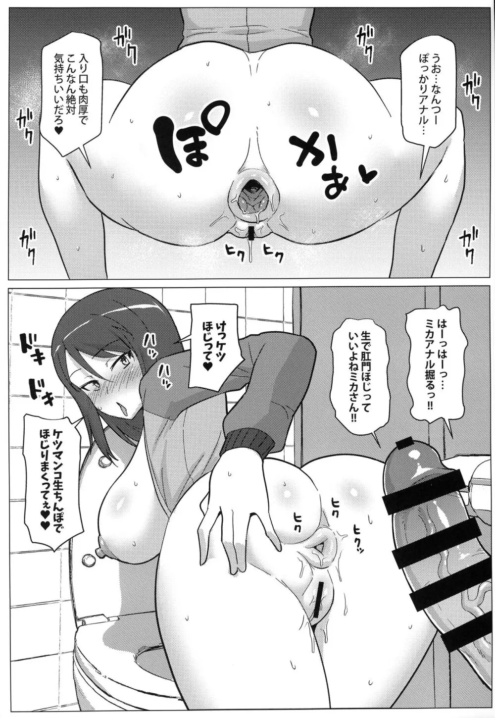 ミカさんと便所生ハメ交尾