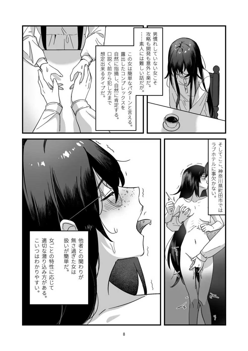 陰キャボサ髪手汗女