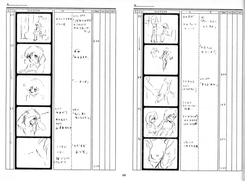 くりいむレモン 絵コンテ･設定資料集 PART1 ｢媚･妹･Baby｣ ＆ PART5｢亜美･AGAIN｣