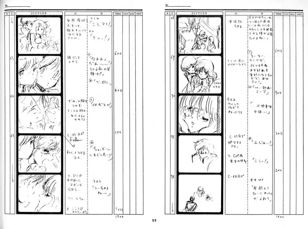 くりいむレモン 絵コンテ･設定資料集 PART1 ｢媚･妹･Baby｣ ＆ PART5｢亜美･AGAIN｣