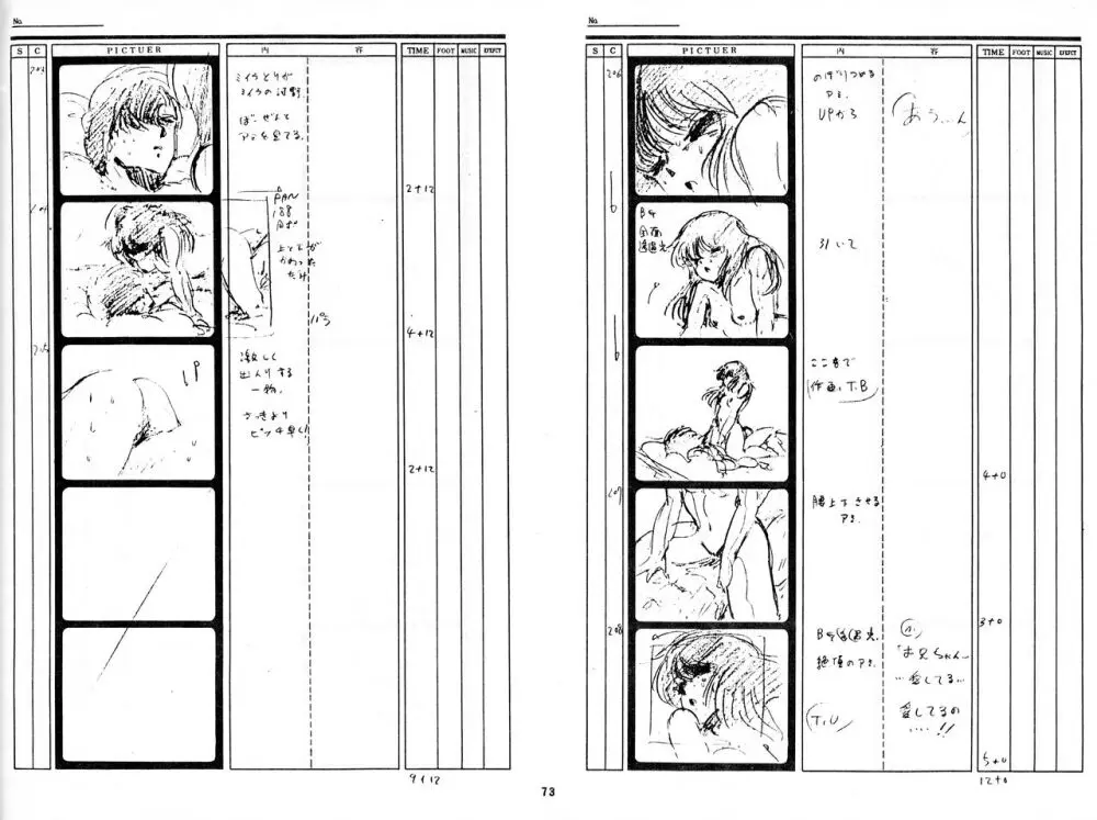 くりいむレモン 絵コンテ･設定資料集 PART1 ｢媚･妹･Baby｣ ＆ PART5｢亜美･AGAIN｣